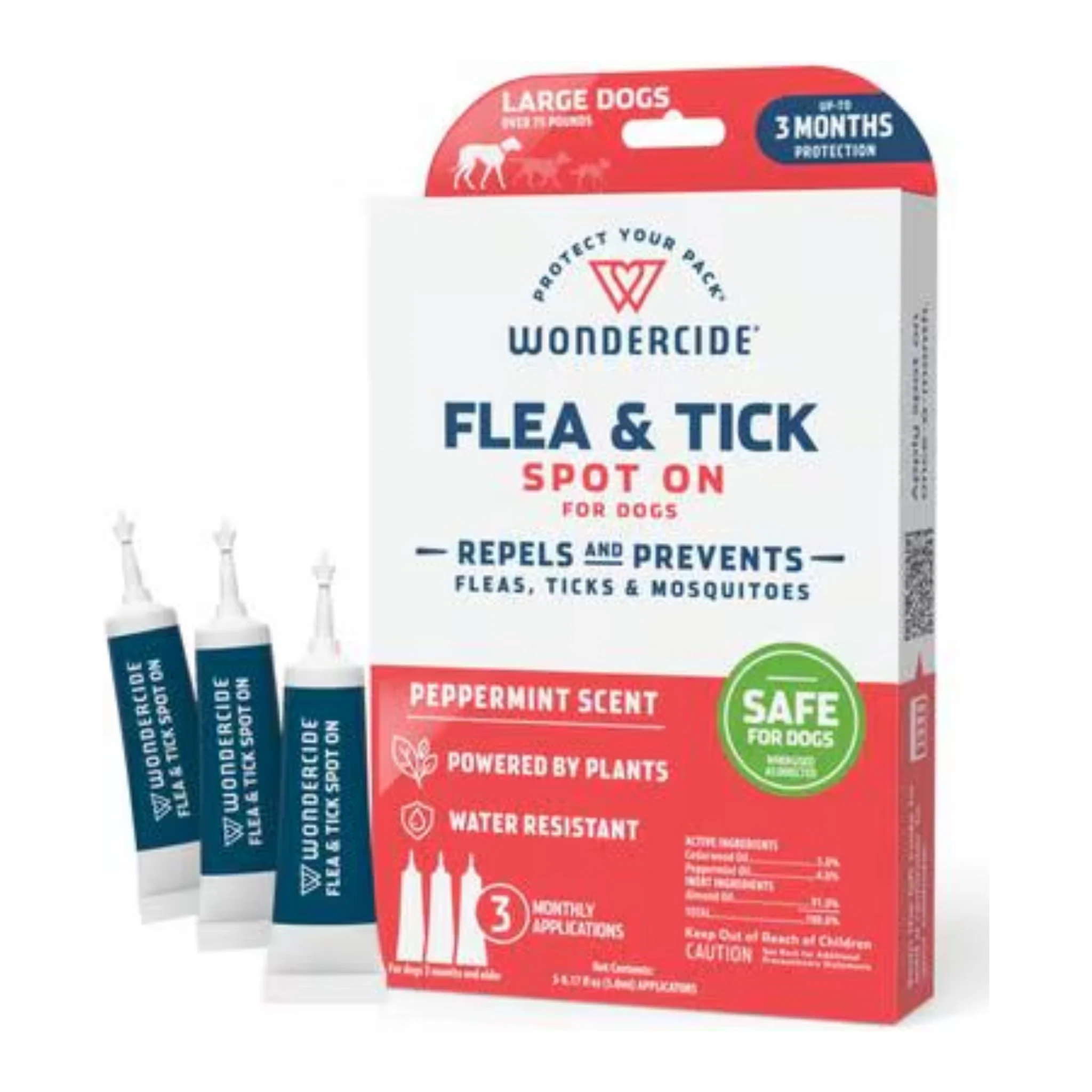 Flea & Tick Spot On for Dogs + Cats with Natural Essential Oils