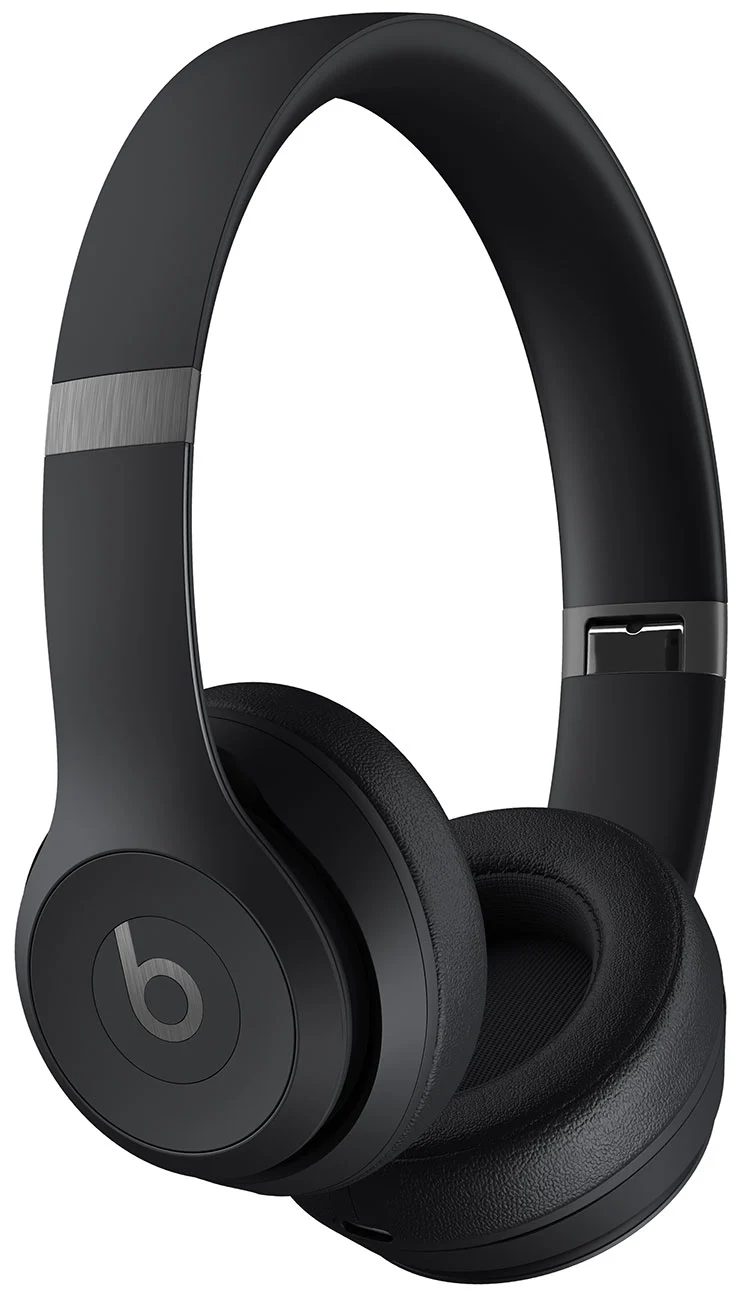 Beats Solo 4 — On-Ear Wireless Headphones — Matte Black