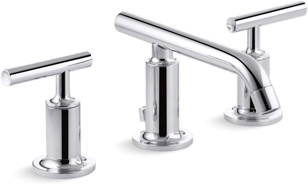 Purist® Widespread bathroom sink faucet with Lever handles, 1.2 gpm