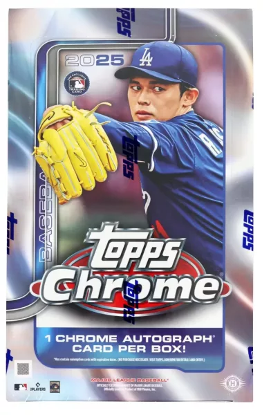 2025 Topps Chrome MLB Hobby Box