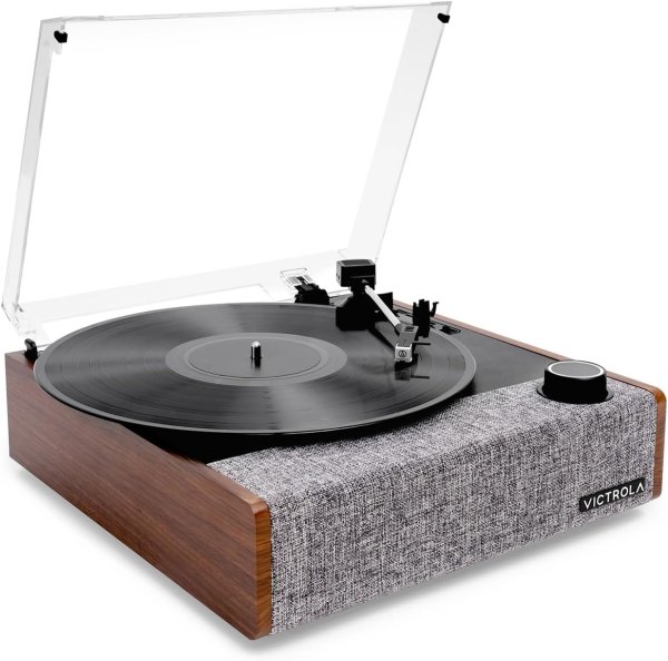 VICTROLA Eastwood II VTA-74 Belt Drive Bluetooth Turntable - Black