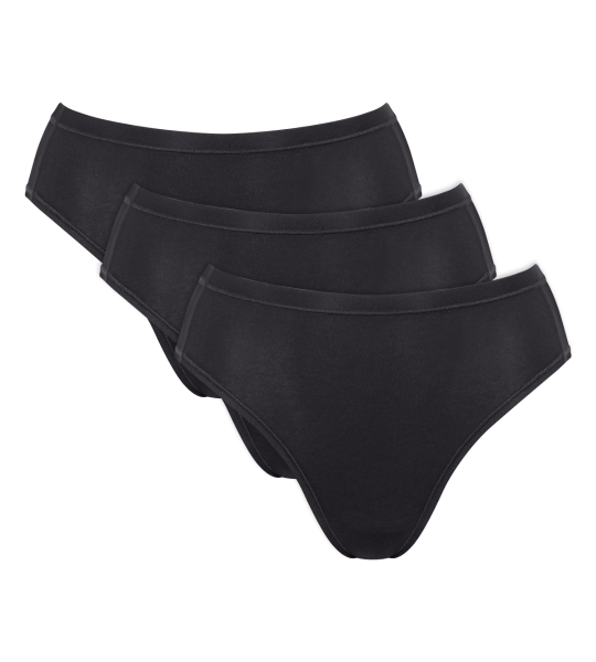 Sloggi Dames GO Daily Cotton Tai 3Pack Zwart