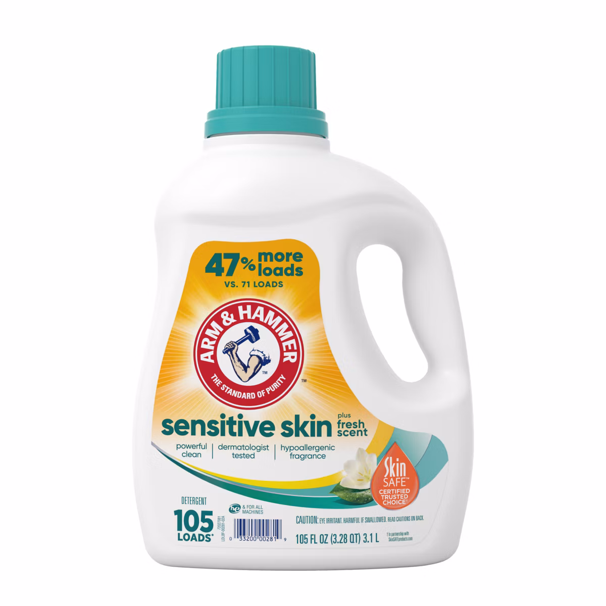 ARM & HAMMER Sensitive Skin Plus Fresh Scent Liquid Laundry Detergent