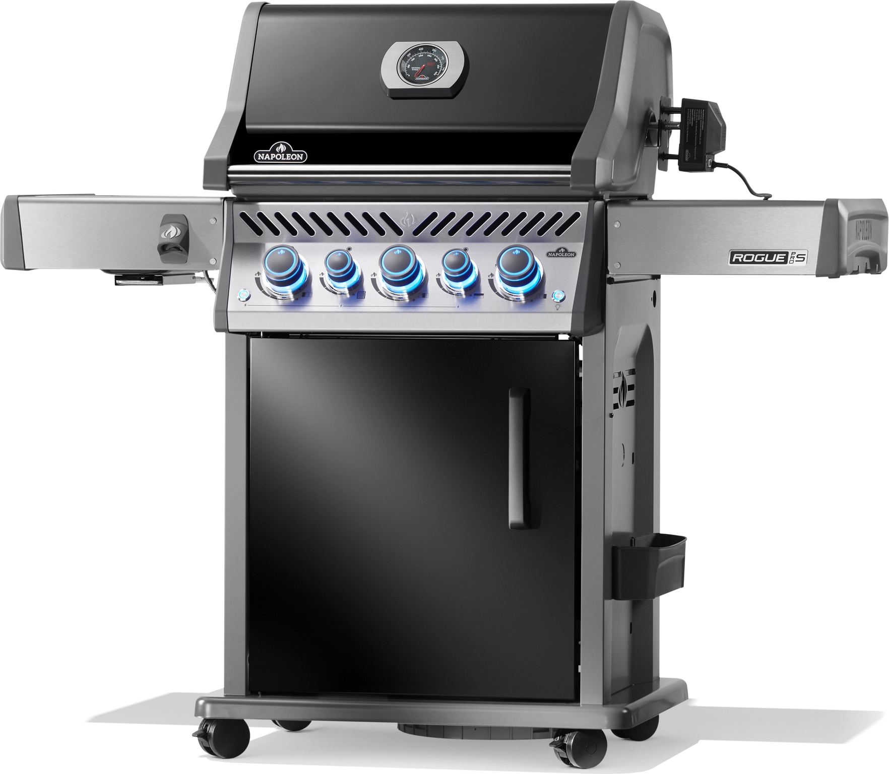Napoleon gas barbecue with rear and side burner with rotisserie Rogue PRO-S 425 140 x 64 x 123 cm