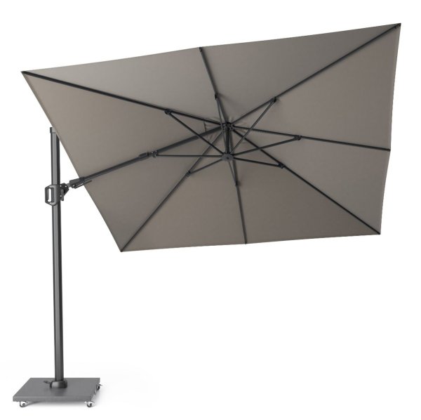 Platinum Challenger T2 premium zweefparasol - 3x3 m. - Manhattan Grey
