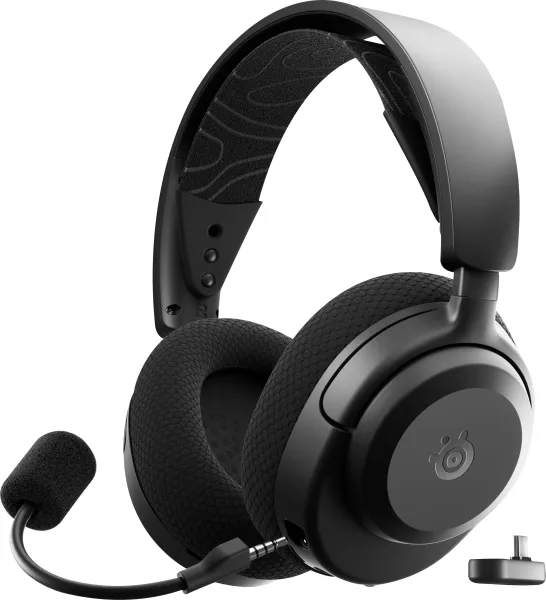 SteelSeries Arctis Nova 3X Wireless Multi-Platform Gaming Headset - Mobile App Control, 40 HR Battery, Neodymium Magnetic Drivers, 2.4GHz/Bluetooth, Xbox, PS5, PC, Switch, Mobile - Black
