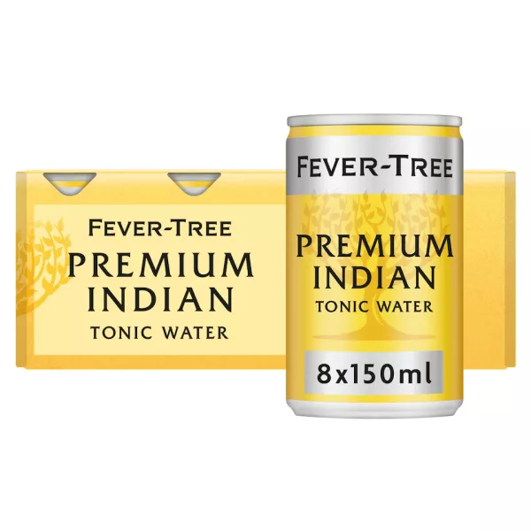 Fever Tree Premium Indian Tonic Water 8 x 150ml Can Pack