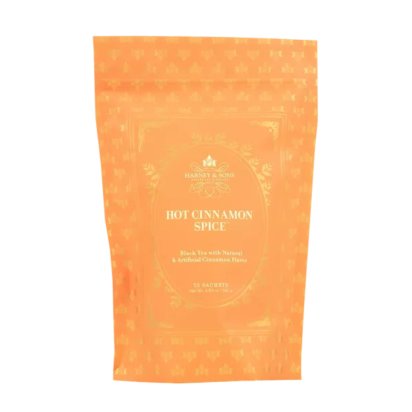 Harney & Sons Zak met 50 pyramide buidels Hot Cinnamon Spice