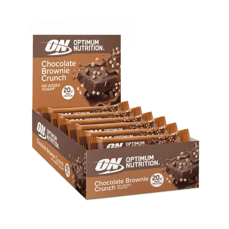 Optimum Nutrition Chocolate Brownie Crunch Protein Bar 10x 65g