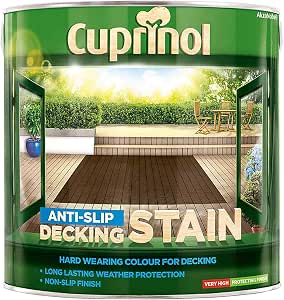 Cuprinol Anti-Slip Decking Stain - Hampshire Oak - 5L