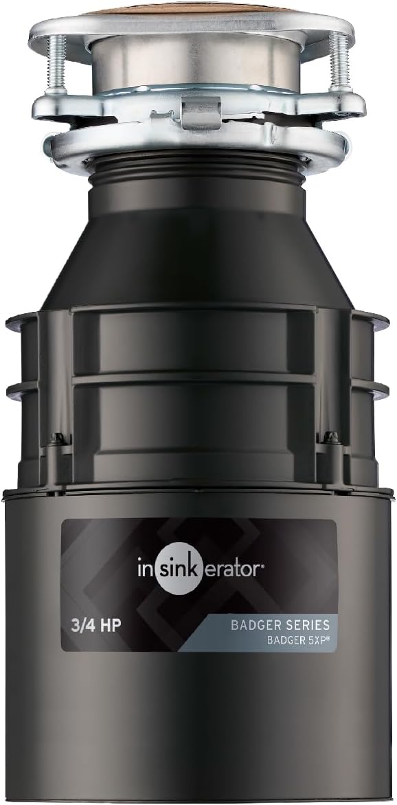 InSinkErator Badger 5XP 3/4 HP Continuous Feed Garbage Disposal