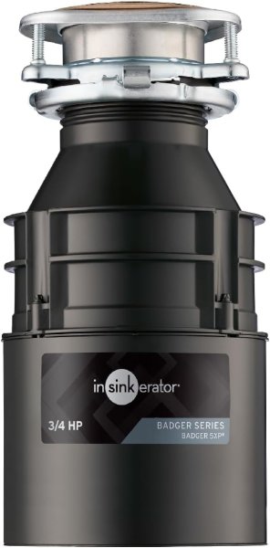 InSinkErator Badger 5XP 3/4 HP Continuous Feed Garbage Disposal