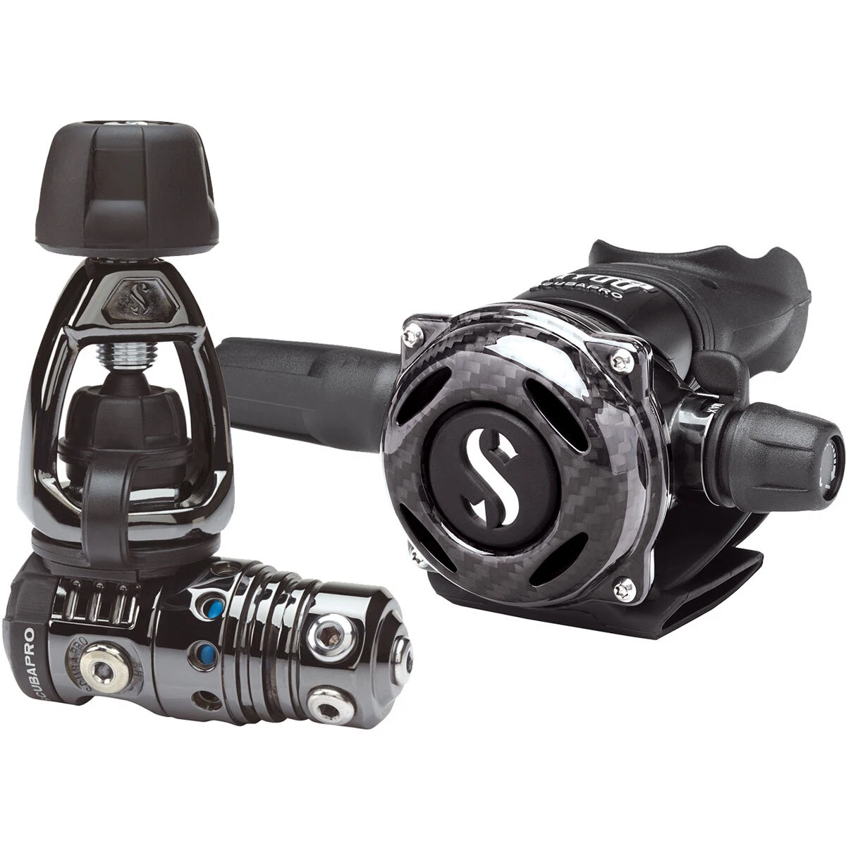ScubaPro MK25 EVO/A700 Carbon Black Tech Regulator (Yoke)