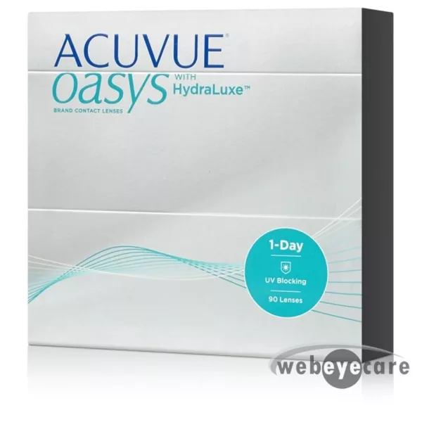 ACUVUE OASYS® 1-Day with HydraLuxe™ Technology, 90 pack