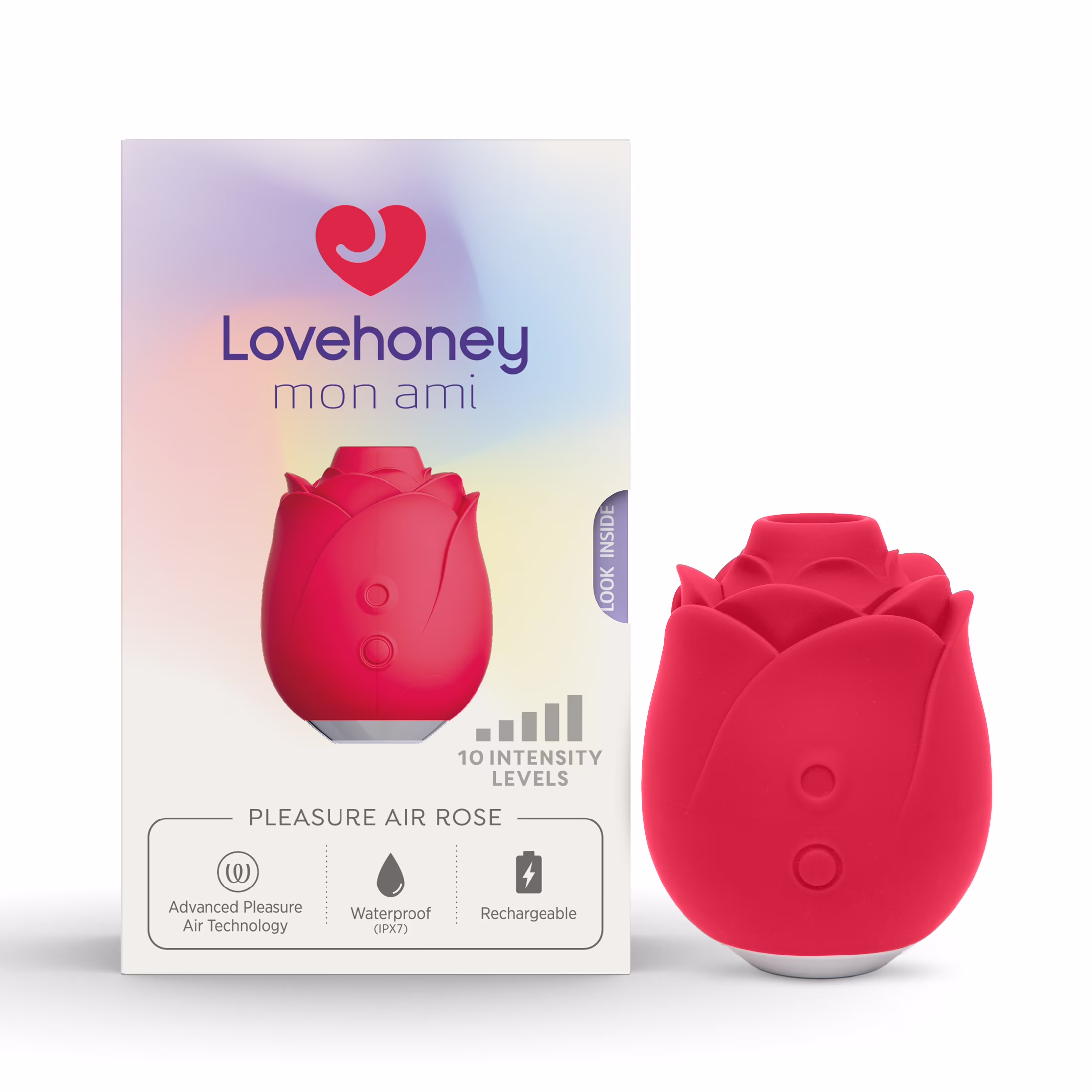 Lovehoney mon ami Waterproof Rose Suction Vibrator