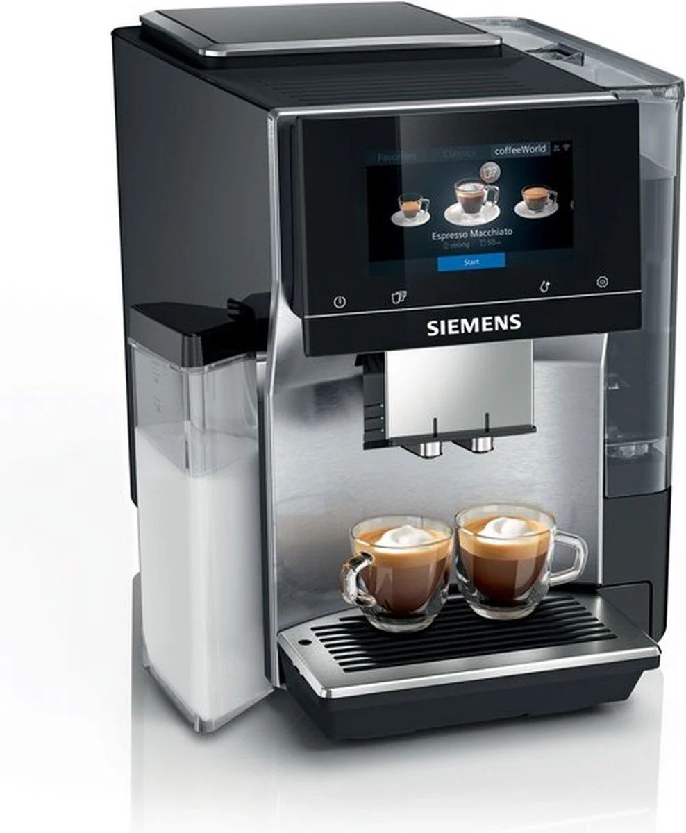 SIEMENS EQ700 Integral TQ713R03 - Fully automatic espresso machine - Stainless steel