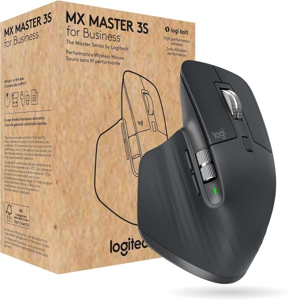 Logitech MX Master 3S Graphite f.B.