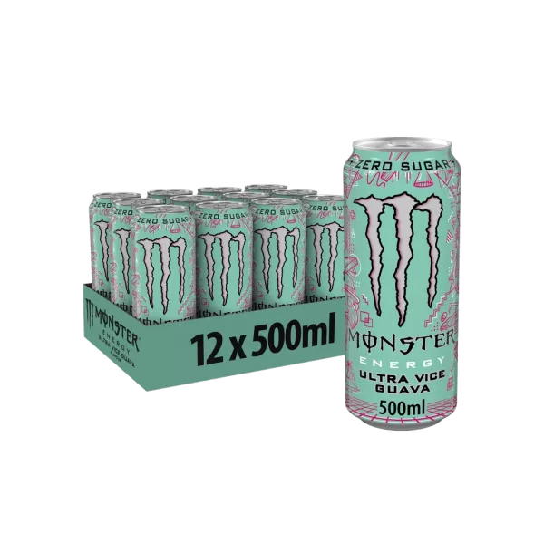 Monster Energy Ultra - 12 x 500 ml Vice Guava