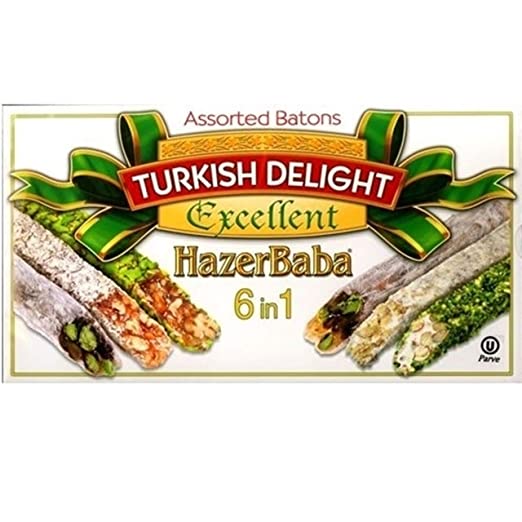 Hazer Baba - Rose, Lemon, Pistachio, Almond & Hazelnut Turkish Delight Boxed 227g