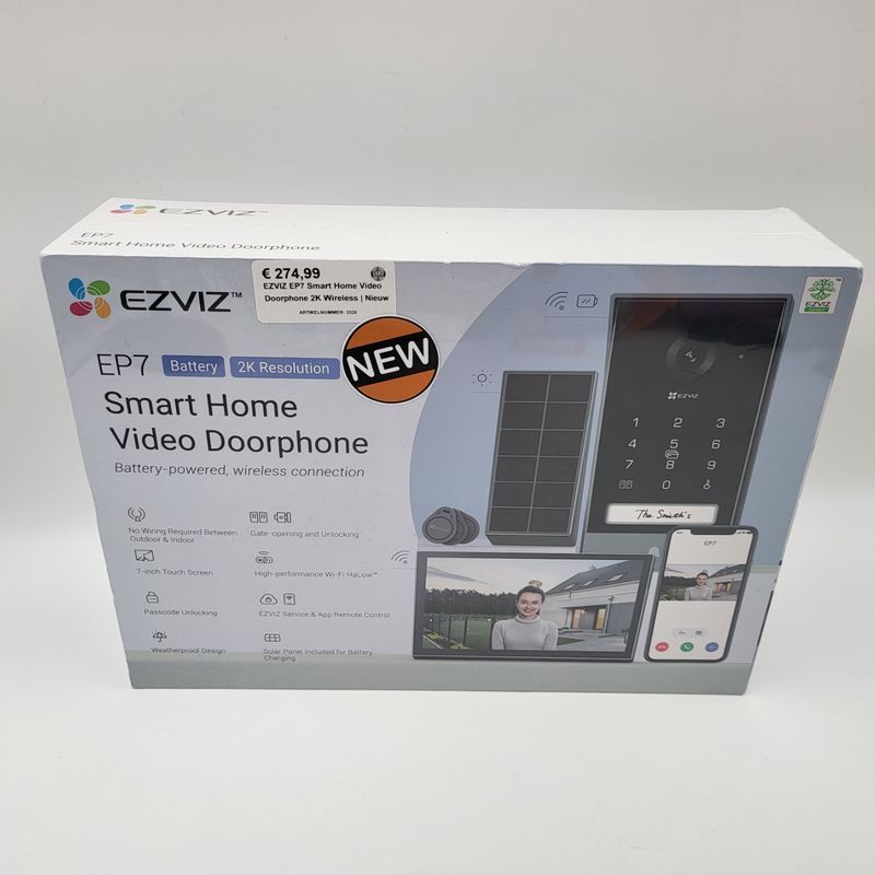 EZVIZ EP7 - Intercom System - Doorbell Black