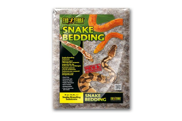 Exo Terra Snake Bedding natuurlijk substraat 8,8 L of 26,4L| biologisch afbreekbaar, stofvrij en absorberend