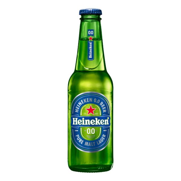 Heineken 0.0 Alcoholvrij Bier 25cl Flesjes Doos 24 Stuks (wegwerp flesjes)