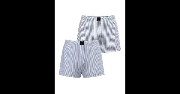Cotton Stretch Woven Boxers Shorts 2-pack - Print