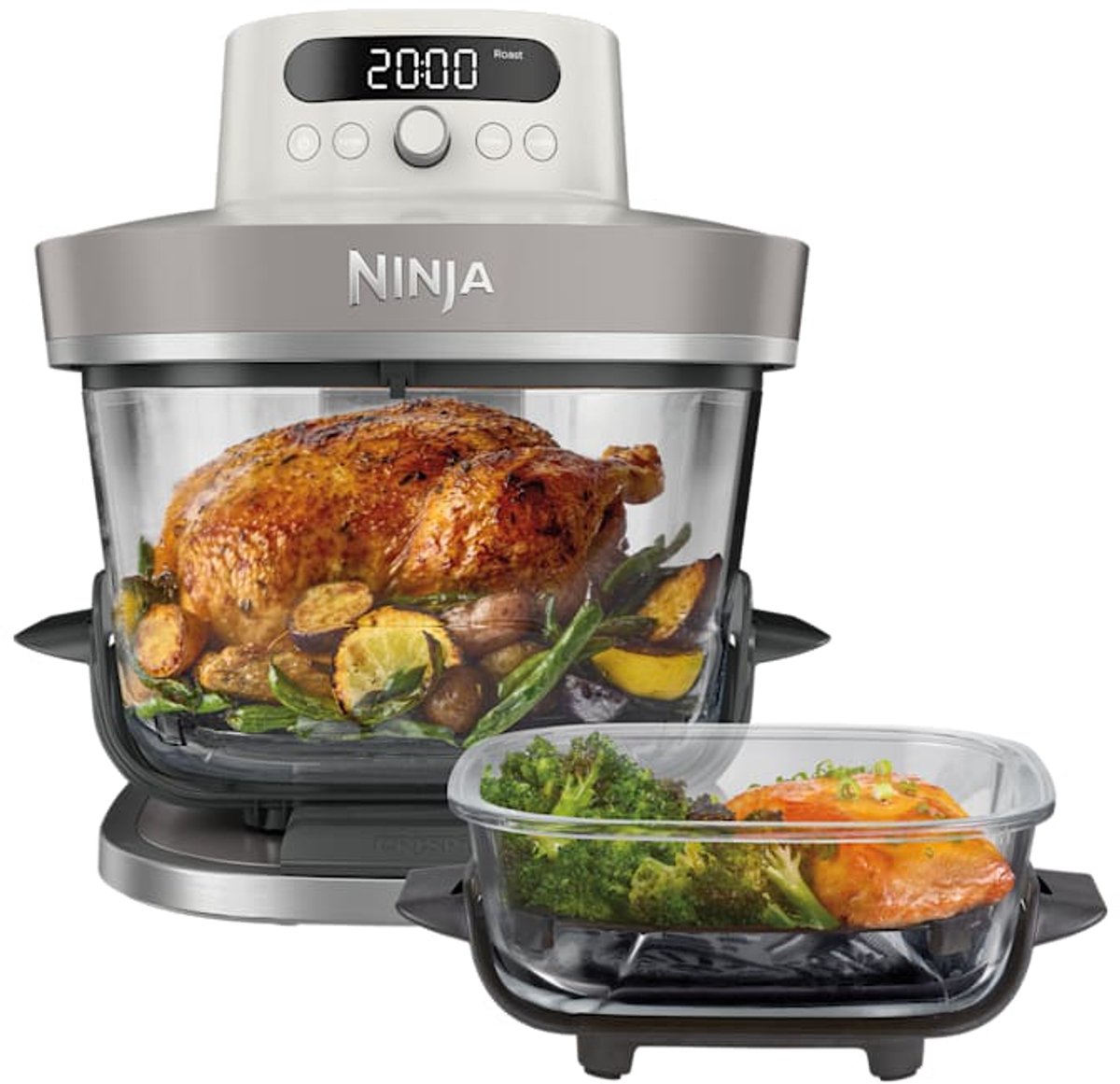 Ninja CRISPi PRO 7-in-1 Glass Airfryer - Cream - AS101EULG