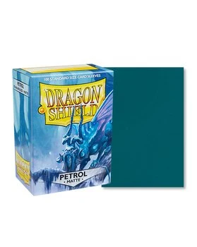 Dragon Shield Standard DUAL Matte Sleeves: Matte Soul & Petrol