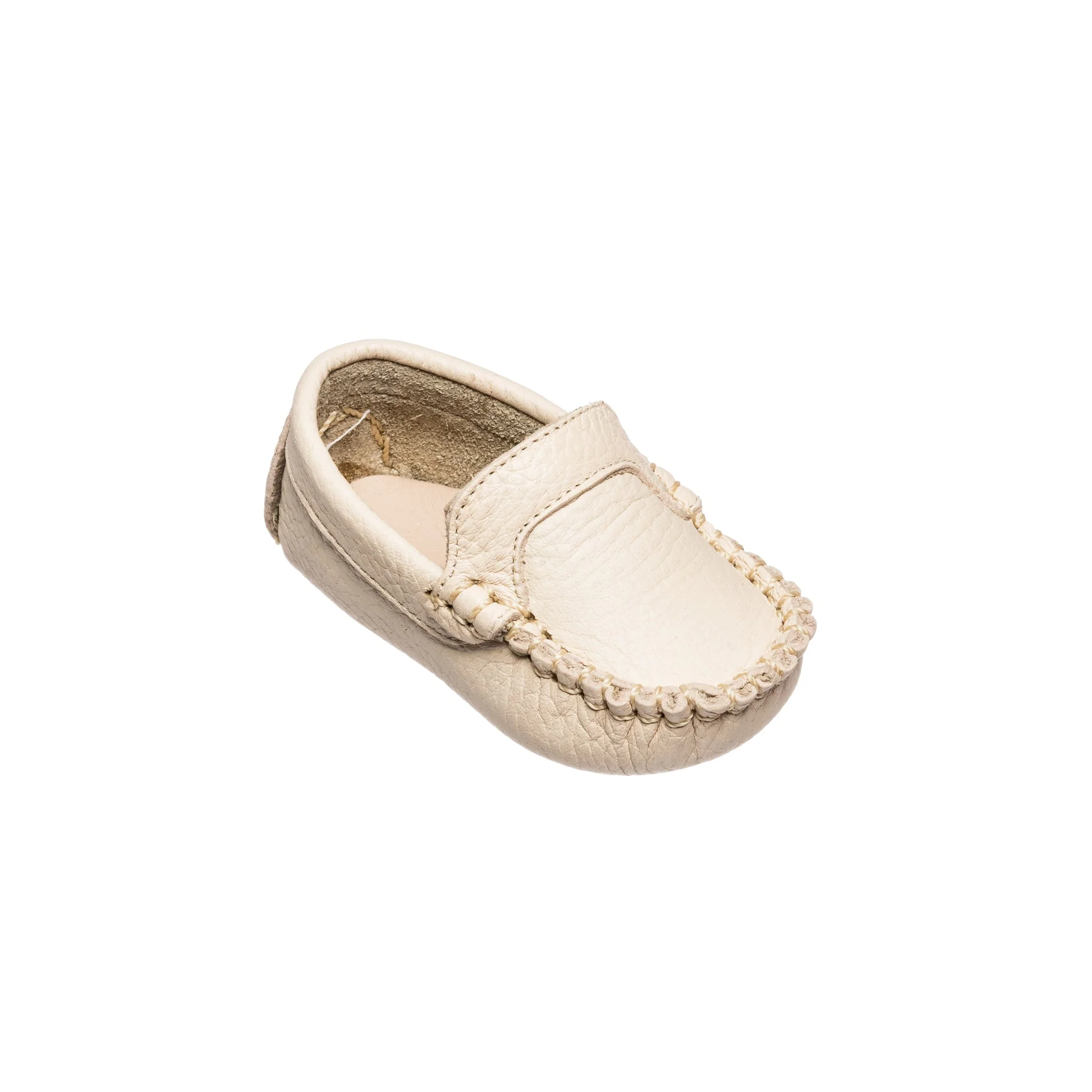Moccasin Baby | Natural Brown Leather