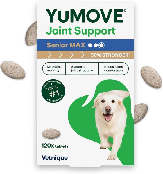YuMOVE Max Joint Support Tablets for Senior Dogs 120 Pack