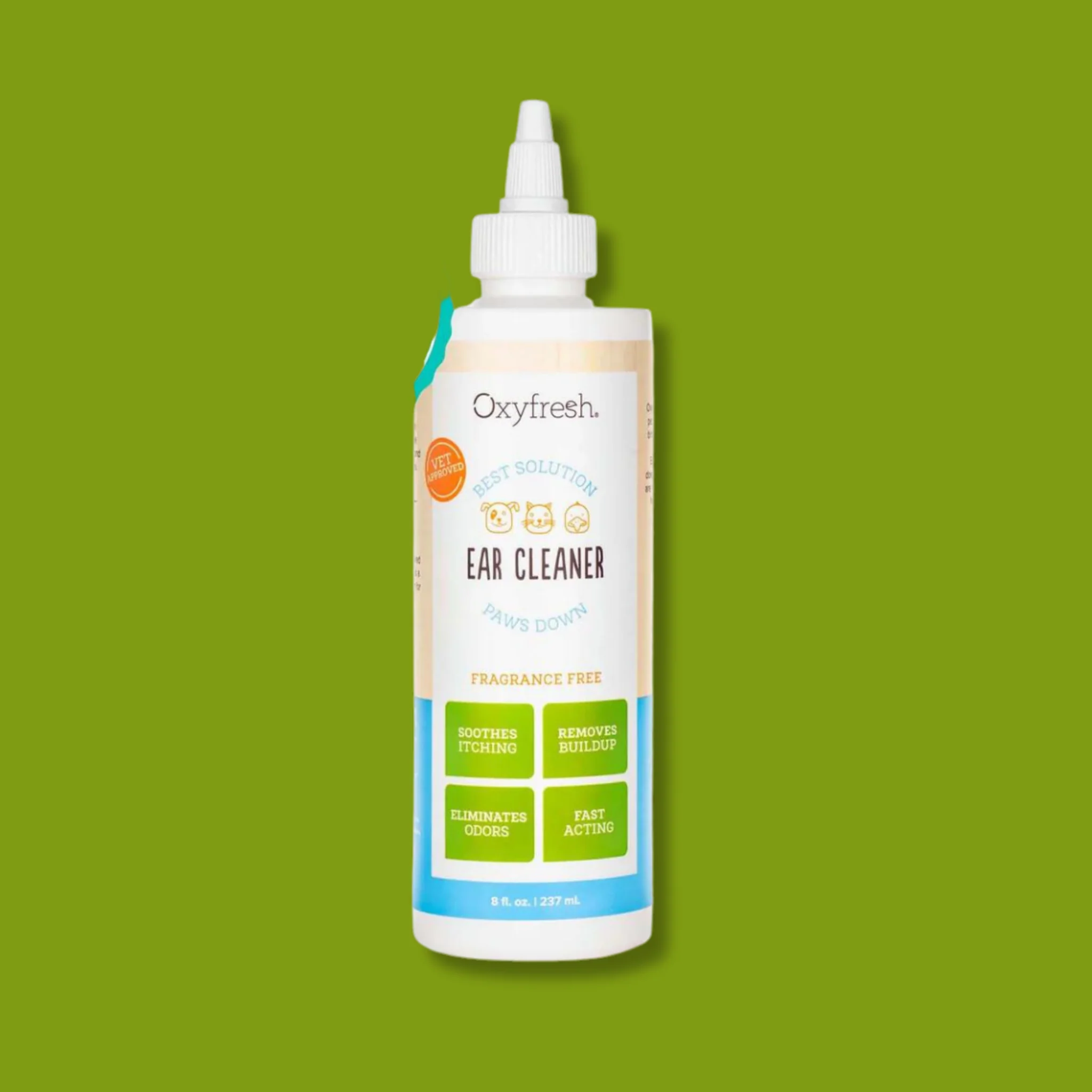 Advanced Pet Ear Cleaner - Fastest Itch Relief & Squeaky Clean Ears