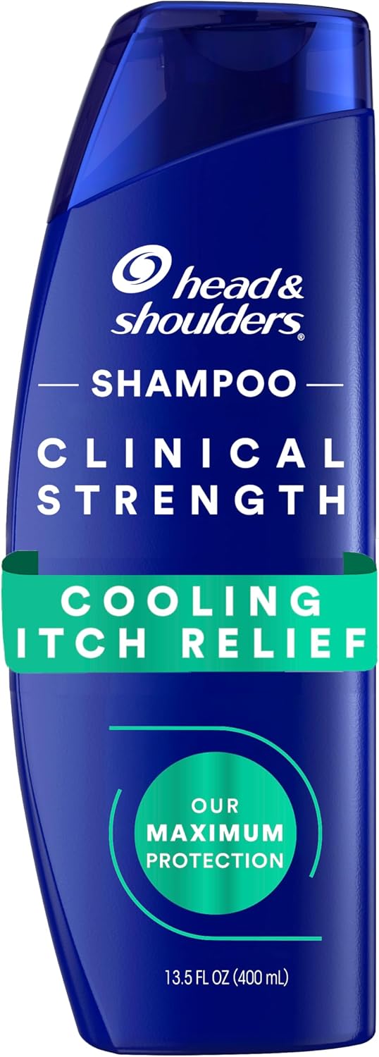 Head & Shoulders Cooling Itch Rescue 400ml Selenium Sulphide Clinical Strength Anti-Dandruff Shampoo