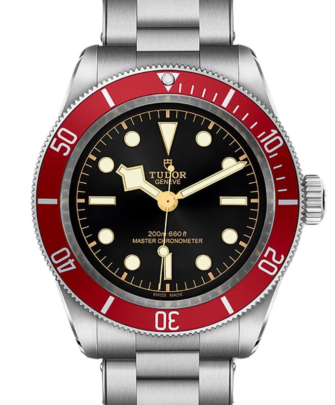 Tudor Black Bay 41mm, Steel, Black Dial, Red Bezel