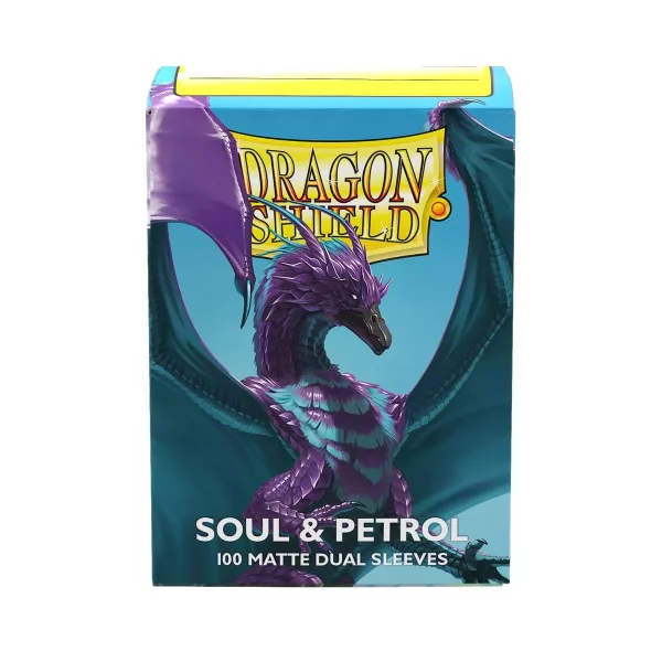 Dragon Shield Sleeves: Standard Matte Dual - Soul & Petrol 100CT
