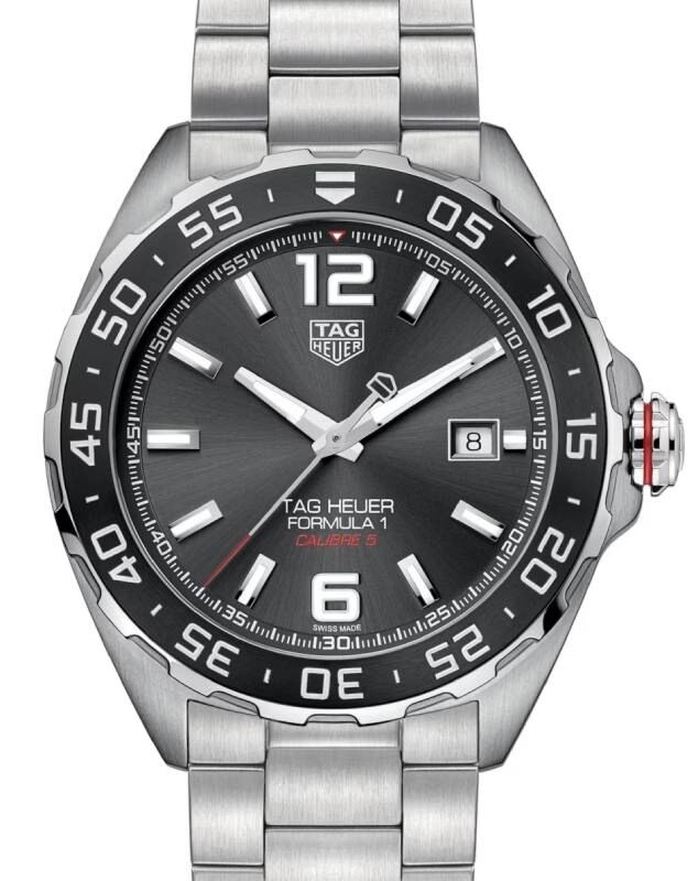 TAG Heuer Formula 1 Date 43mm, Steel, Anthracite Dial