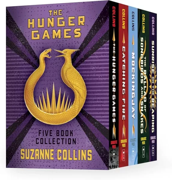 Hunger Games 5-Book Hardcover Box Set (The Hunger Games, Catching Fire, Mockingjay, The Ballad of Songbirds and Snakes, Sunrise on the Reaping)