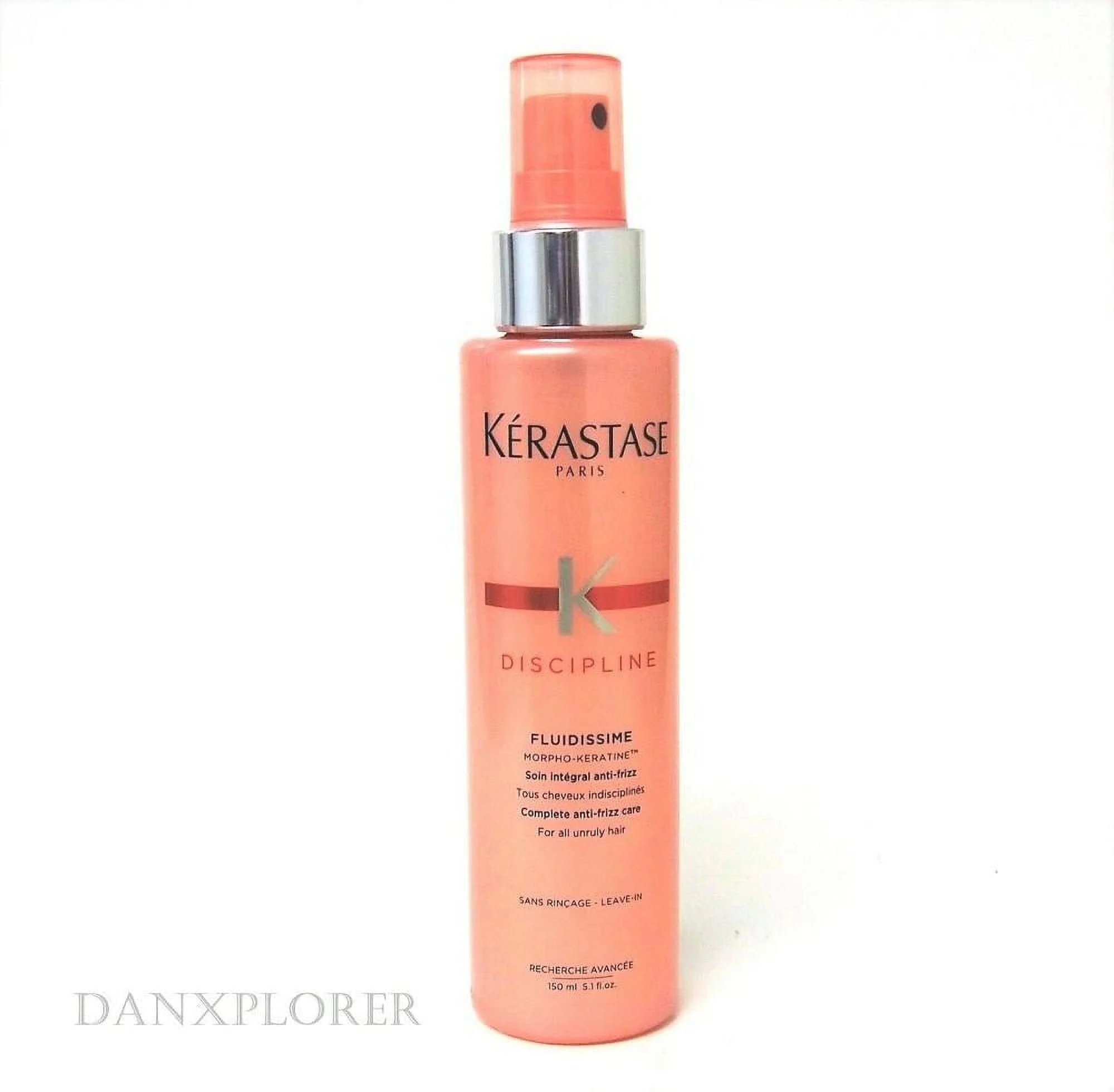 KÉRASTASE Discipline Fluidissime – Frizz-Reducing Leave-In, Smooths Flyaways, Adds Shine, With Heat Protection