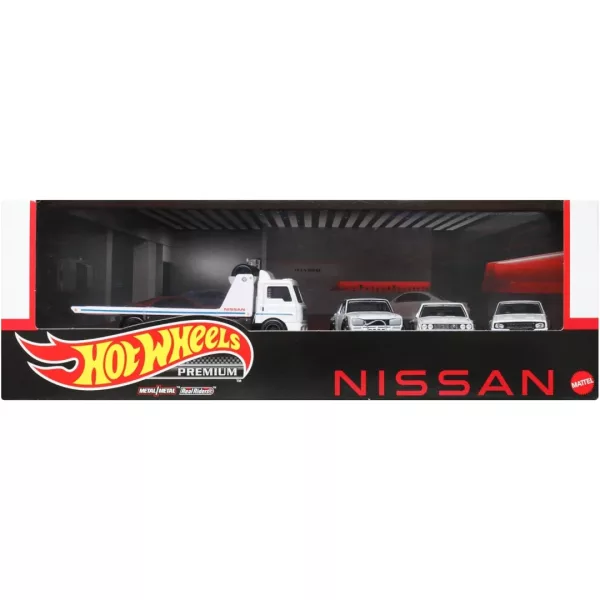 Hot Wheels Premium Nissan Skyline Diorama Set HT/2000GT-X C210 LBWK 2000GT-R