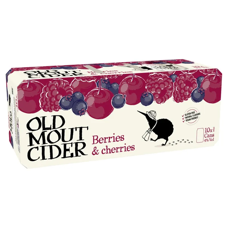 OLD MOUT BERRIES&CHERRIES 330ML CAN 10PK