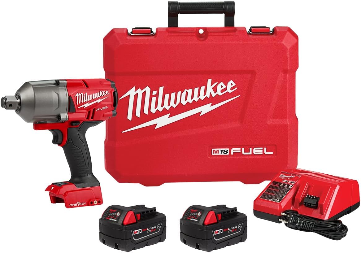 High Torque Impact Wrench, Friction Ring, 3/4 in Drive, 18 V, ONE-KEY