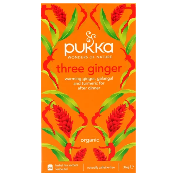 Pukka Biologische Thee Three Ginger 20 stuks