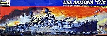 Level 4 Model Kit USS Arizona Pacific Fleet Battleship "Memorial to the Tragedy of Pearl Harbor" 1/426 Scale Model by Revell