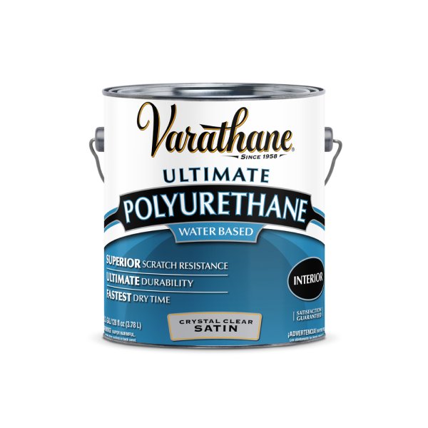 Polyurethane, Clear, Satin, 1 gal.