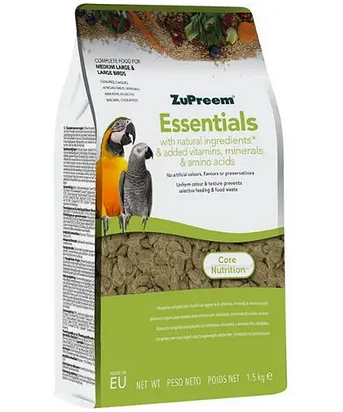 ZuPreem Essentials Medium/ Large Birds - Vogelvoer - 7,5 kg