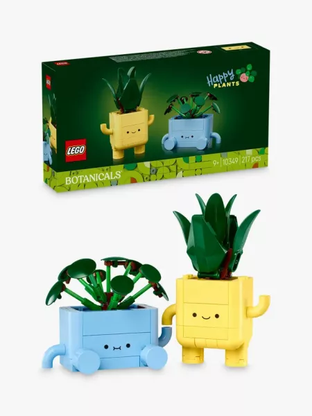 LEGO Botanicals Happy Plants Home Decor Building Set 10349