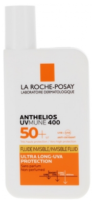 La Roche-Posay Anthelios UVMune 400 Invisible Fluid Non-Perfumed Suncream SPF50+ 50ml