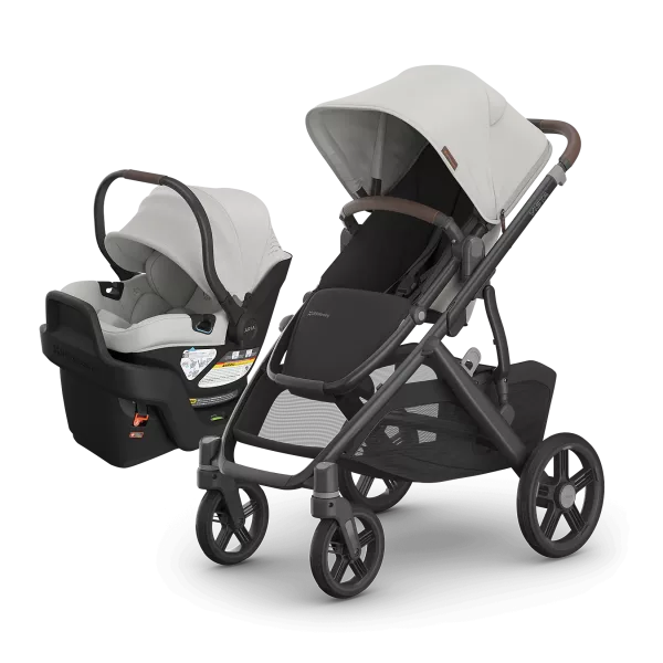 UPPAbaby Vista V3 + Aria V2 Travel System Bundle - Savannah / Savannah
