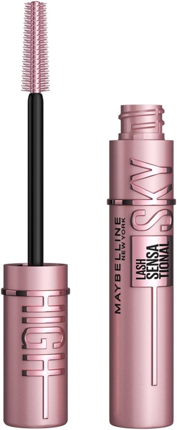 Maybelline Mascara Lash Sensational Sky High, Volumizing & Thickening, Black, 7.2ml
