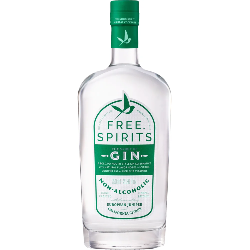 Free Spirits Gin – Non-Alcoholic Botanical Spirit 750ml